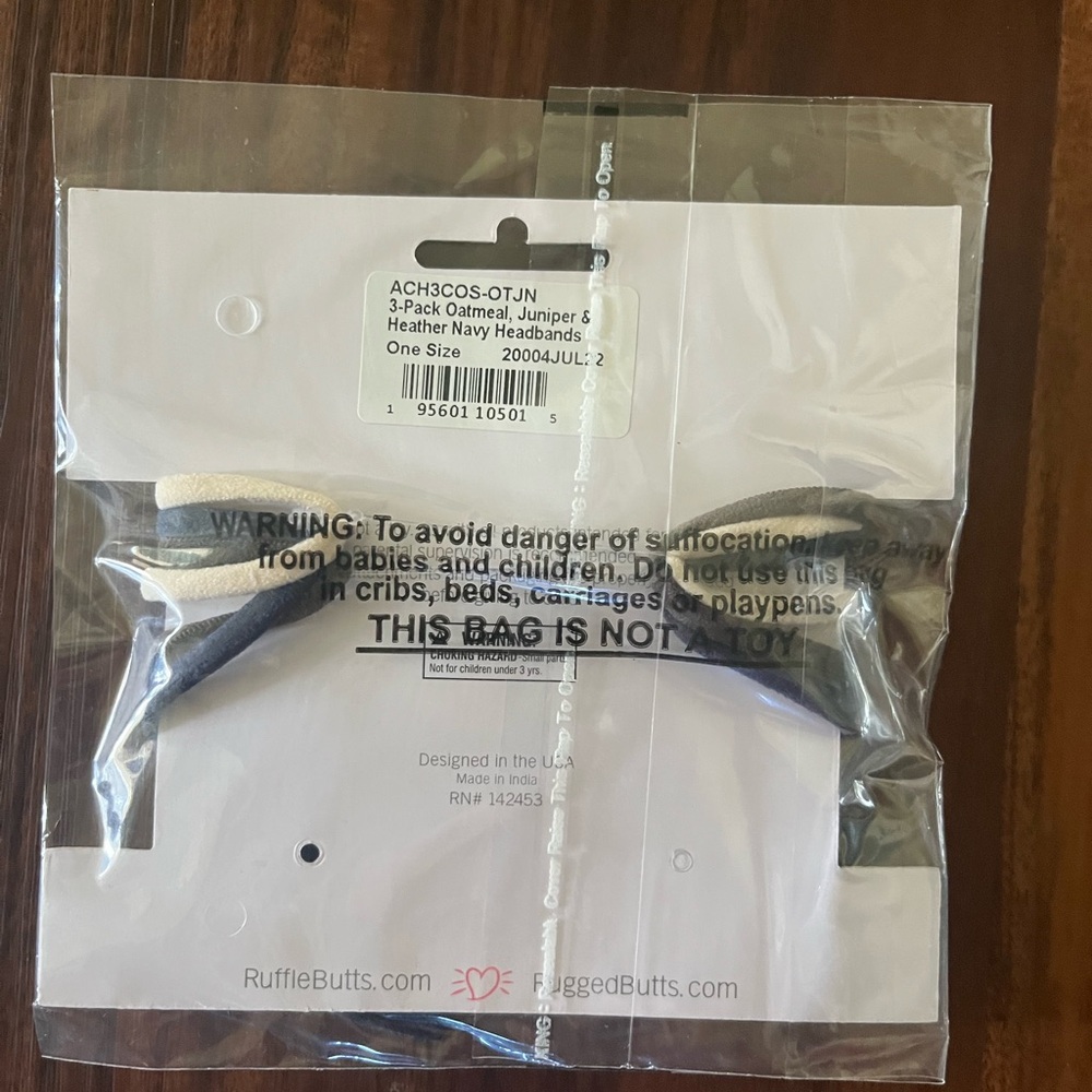 NWT RuffleButts Headbands 3-pack - Picture 2 of 2